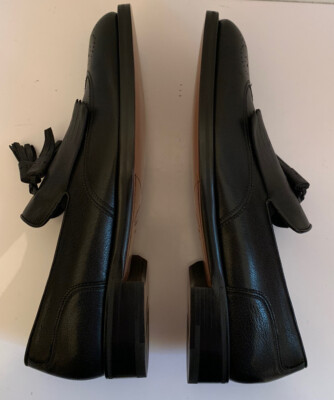 Salvatore Ferragamo black kiltie tassel wingtip loafers Salvatore Ferragamo Denham Kiltie Tassel Wingtip Black  main image 2