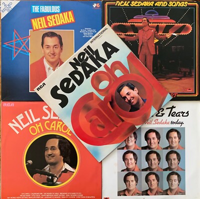NICE JOB LOT OF 5 NEIL SEDAKA  12''  Vinyl  LPS VG TO EX