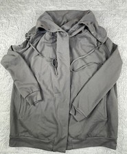 Flawless By Vici Kathy Pocketed Jacket Wrap Women' Size Small Charcoal Gray Nwt