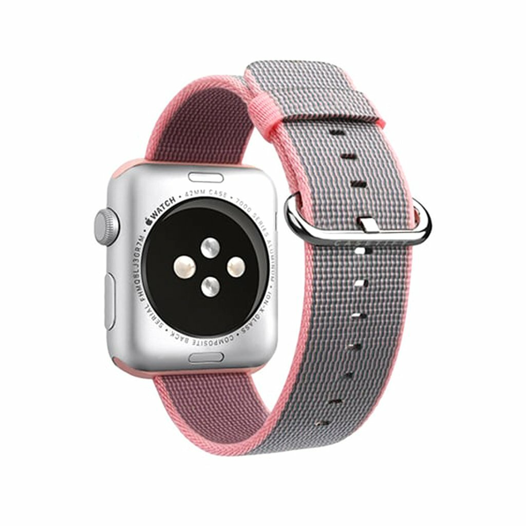 casetify Nylon Fabric Apple Watch Band in Solid Pink -SIZE 38MM