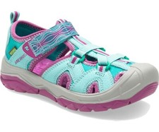 Merrell Hydro MK160859 Turquoise/Purple Girls UK5 Leather Sandal New w/ Box