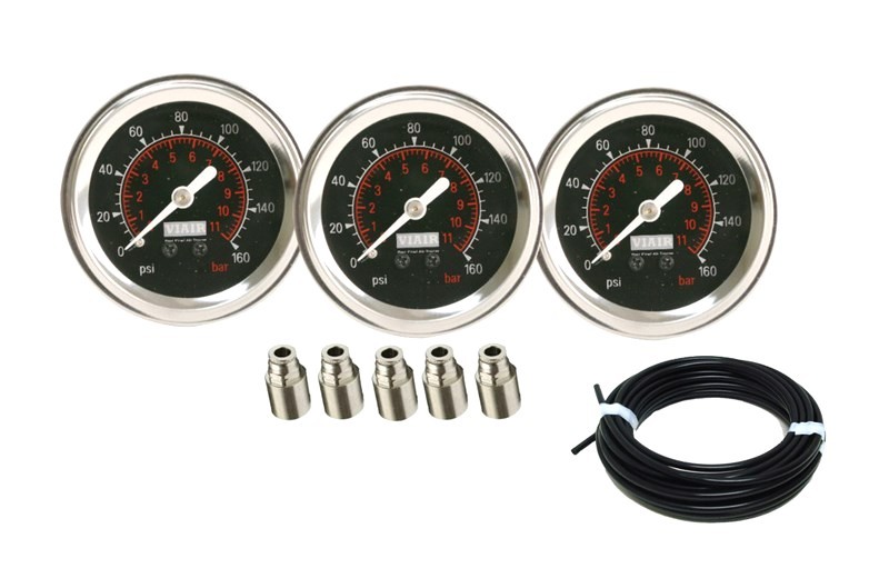 Build Your Air System: Viair Gauge & Airline Bundle (2x 90081, 1x 90089, 50ft Line)