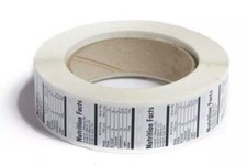 HONEY NUTIRIONAL FACT LABELS NUMBER OF LABELS 200