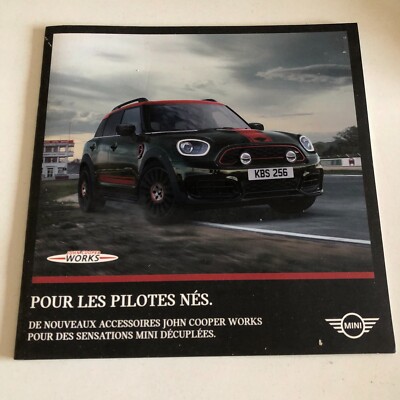 ZUBEHÖR MINI JOHN COOPER WORKS (24-seitiges Heft) - Wie Neu