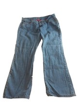 Women's VTG Wrangler Bootcut Jeans Sz 11 Blue Denim Light wash Waist 35 Cowgirl