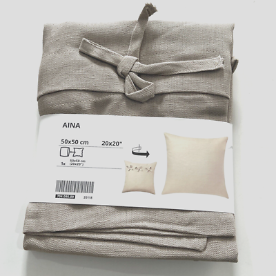 IKEA リネン100% 布 AINA アイナ グレー IKEA リネン100% 布 AINA アイナ グレー