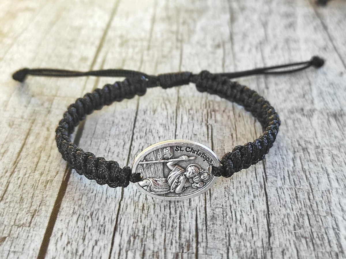 Mens hotsell religious bracelet