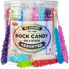 Extra Large Rock Candy Sticks - Candy Buffet - 36 Assorted Sticks - Fo...