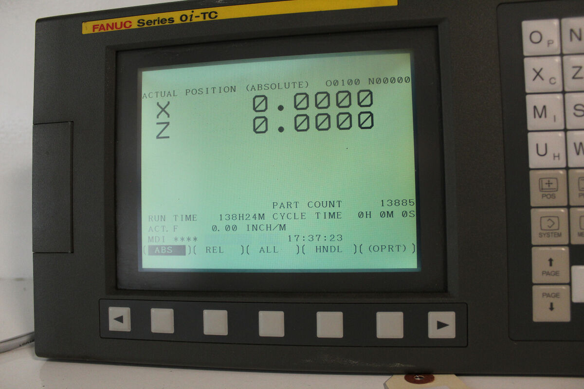 Fanuc Control Series 0i-TC A02B-0309-B520 IN2231 H1A | eBay Fanuc Control Series 0i-TC A02B-0309-B520 IN2231 H1A | eBay