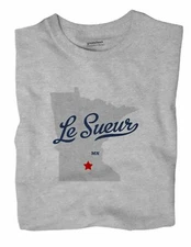 Le Sueur Minnesota MN T-Shirt MAP