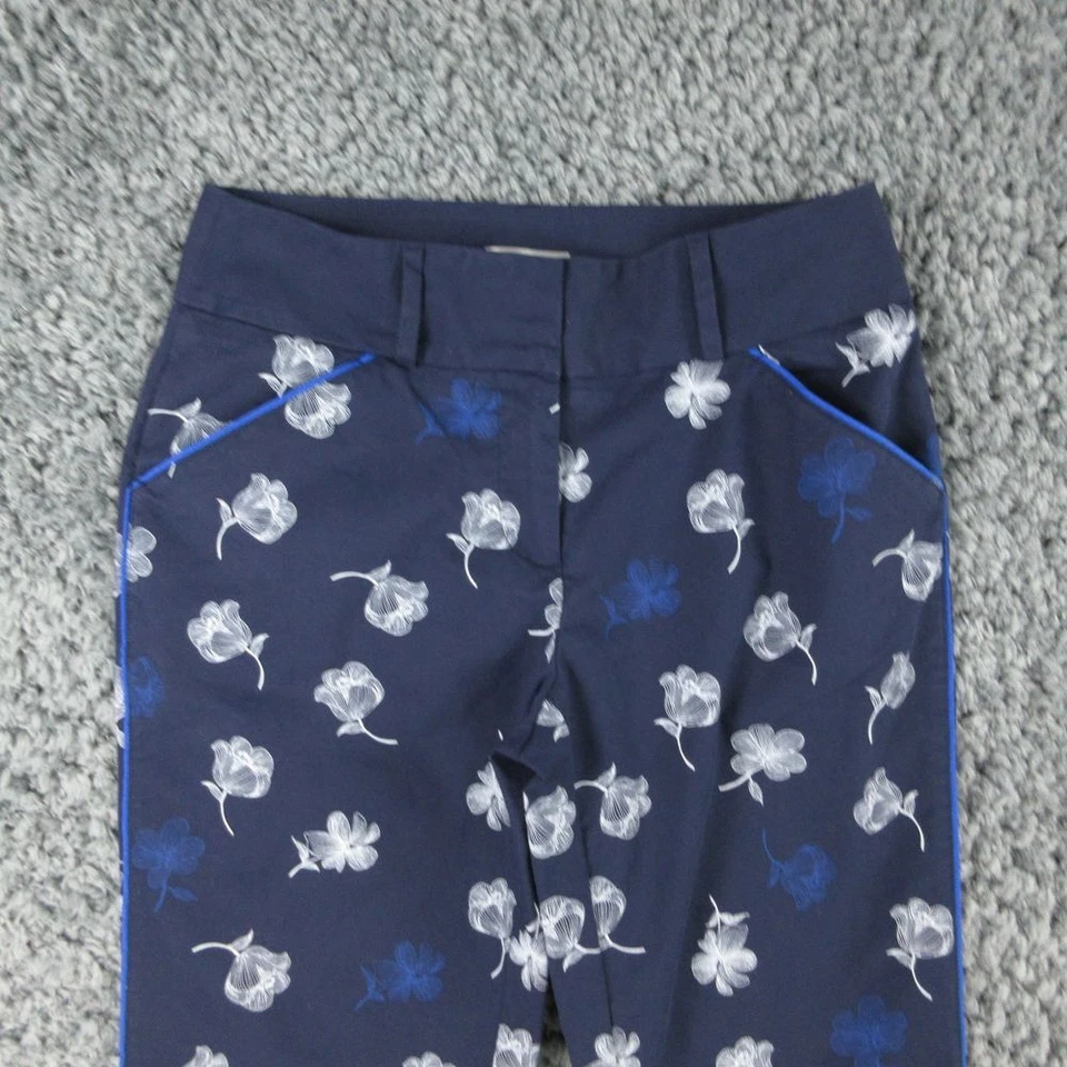 Pantalones Callaway Mujer 4 Azul Floral Opti-Dri Capri 28x21* Foto 2 de 4