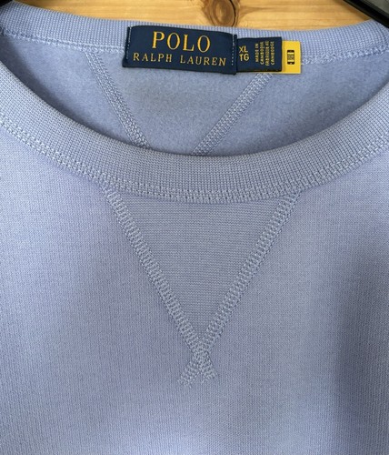 Original Sweatshirt POLO RALPH LAUREN Violett Small Pony Gelb Gr. XL Neu! - Bild 2 von 3