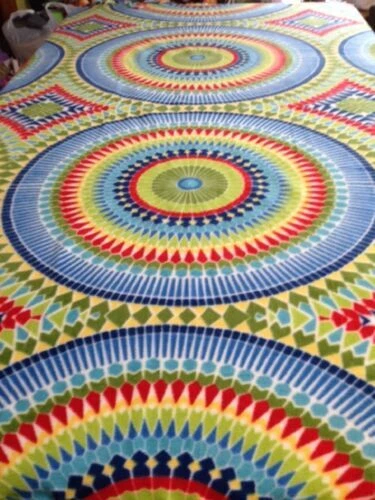 Patrón geométrico Handmade Polar cobijas y Mantas