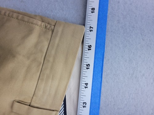 Banana Republic Men Pants 33x32 Khaki Chino 100% Cotton Skinny Bangladesh - Picture 4 of 15