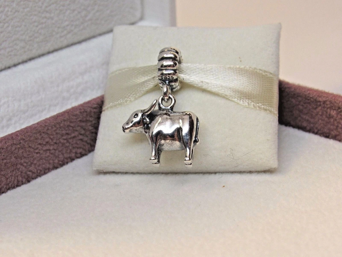 New NO BOX Genuine Pandora RETIRED Sterling Silver Strong Ox