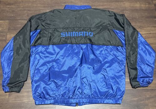 Men’s Vintage Shimano Rain Jacket WindFull Zip Tournament Fishing. Size XL - Picture 6 of 7