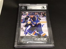 Robby Fabbri Signed 2015-16 Upper Deck Young Guns RC #229 Auto Beckett COA 1A