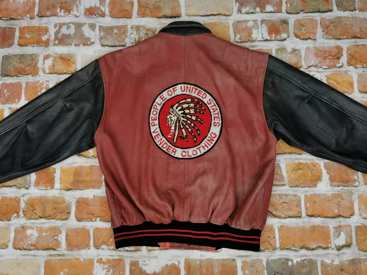 Vintage leather store jacket ebay