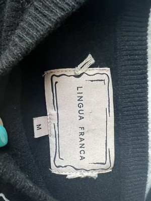lingua franca sweater M Cashmere Spread Love the Brooklyn Way