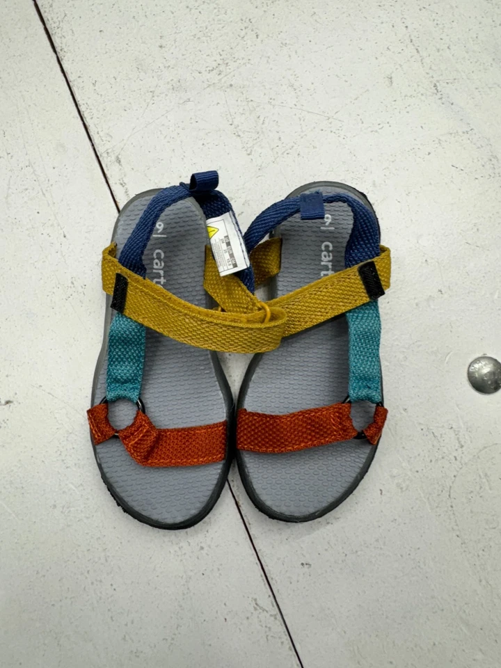 Sandalia Carters Multicolor Correa Gancho y Lazo Bebé Niño Talla 9 Meses Foto 2 de 4