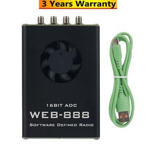 WEB-888 SDR Receiver with 16bit ADC 62M Bandwidth GPS Module for HF VHF