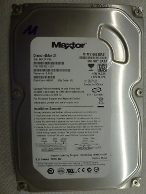 Maxtor STM3160815AS 160GB (Seagate Barracuda)  SMART PCB Datenrettung Recover
