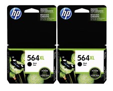GENUINE NEW HP 564XL CN684WN Black Ink Cartridge 2-Pack