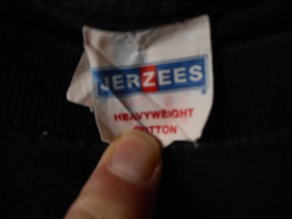 Camisa de videogame vintage Mortal Kombat preta Jerzees etiqueta de tecido anos 90 grande - Imagem 4 de 4