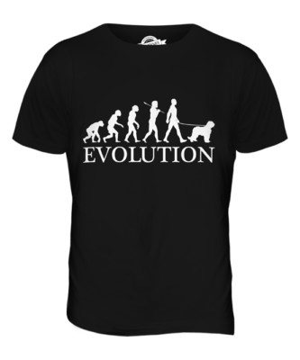 BRIARD EVOLUTION OF MAN MENS T-SHIRT TEE TOP DOG LOVER BERGER GIFT WALKER