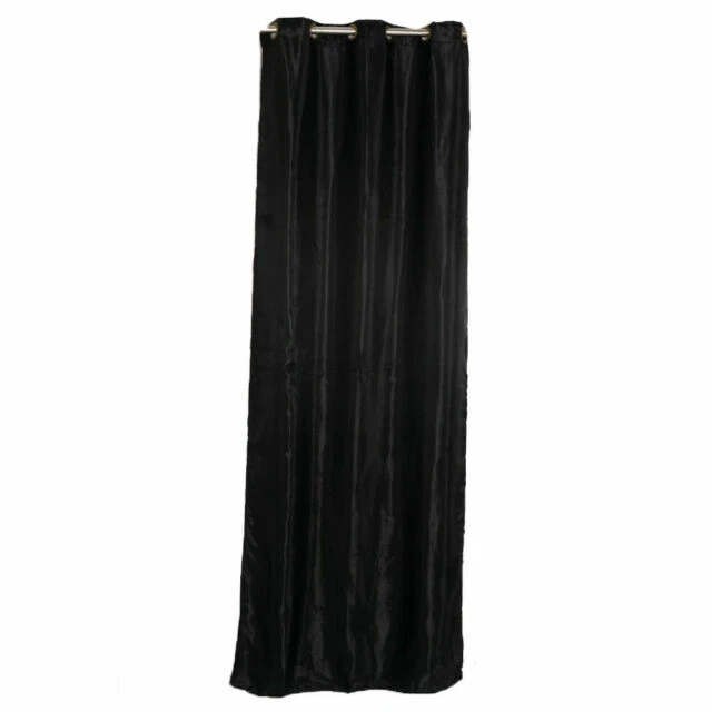 Satin Window Curtains & Drapes Blackout