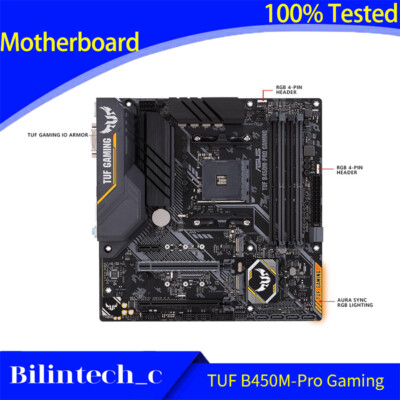 FOR ASUS TUF B450M-Pro Gaming Motherboard Support 3400G