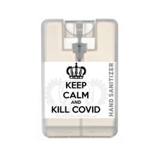 Keep Calm Hand Sanitizer 80% Alcohol Antibac 15ml Refillable /20ml Travel Bottle