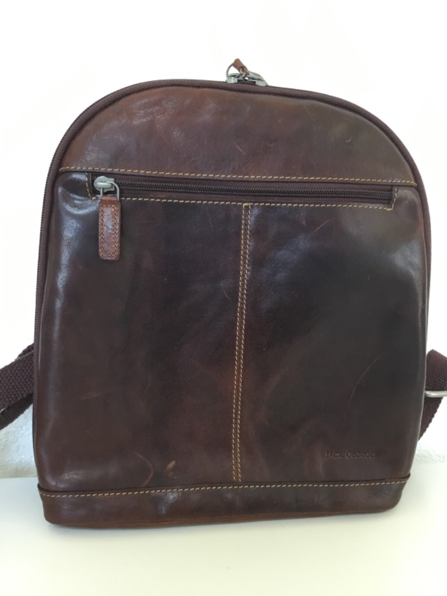 Jack Georges Genuine Leather Voyager Brown Convertible  display picture 3