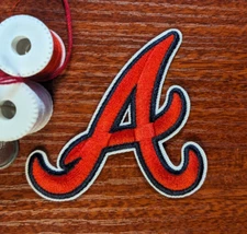 Atlanta Braves Patch ATL Sports MLB Baseball Embroidered Iron On 2.75x3"