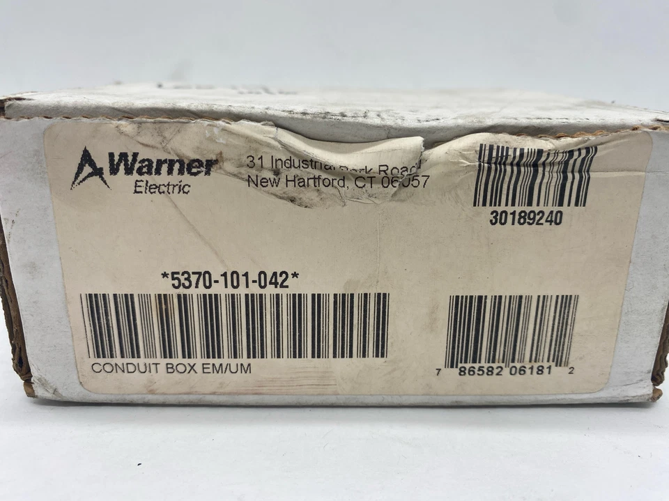 NUEVO Caja de conductos Warner Electric 5370-101-042 Foto 2 de 3