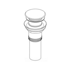 Brizo RP72413GL 1-5/8" Pop-Up Drain Assembly - Less Overflow, Luxe Gold