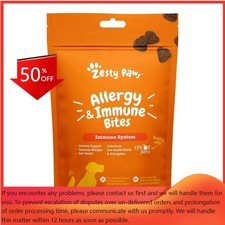Zesty Paws Allergy and Immune Bites for Dog Lamb Flavor - 60ct: Adult