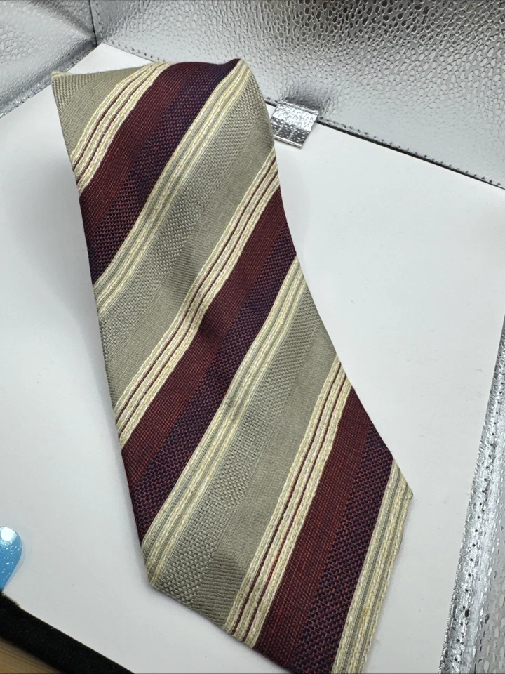 Dolce & Gabbana Cravatte Peek A Boo Pin Up Silk Woven Tie Black Vintage - Image 2 of 4