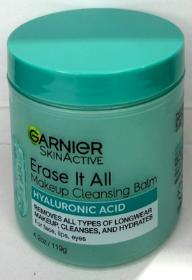 Garnier Erase It All Makeup Cleansing Balm Hyaluronic Acid 4.2 oz