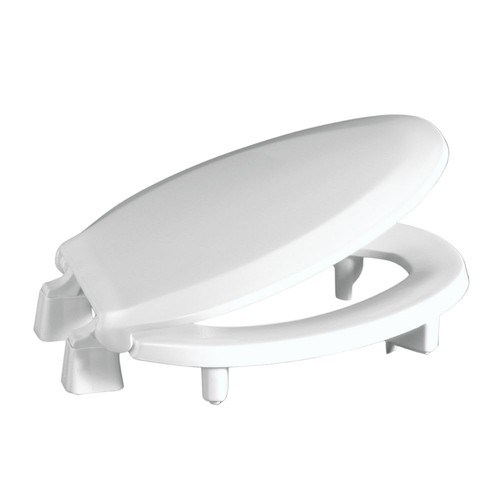 Centoco 3 inch Raised Toilet Seat for Seniors, Elongated, Closed Front- Cover---