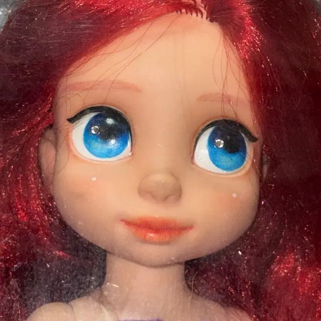 Disney Little Mermaid Ariel Repainted Baby Doll 2015 Version
