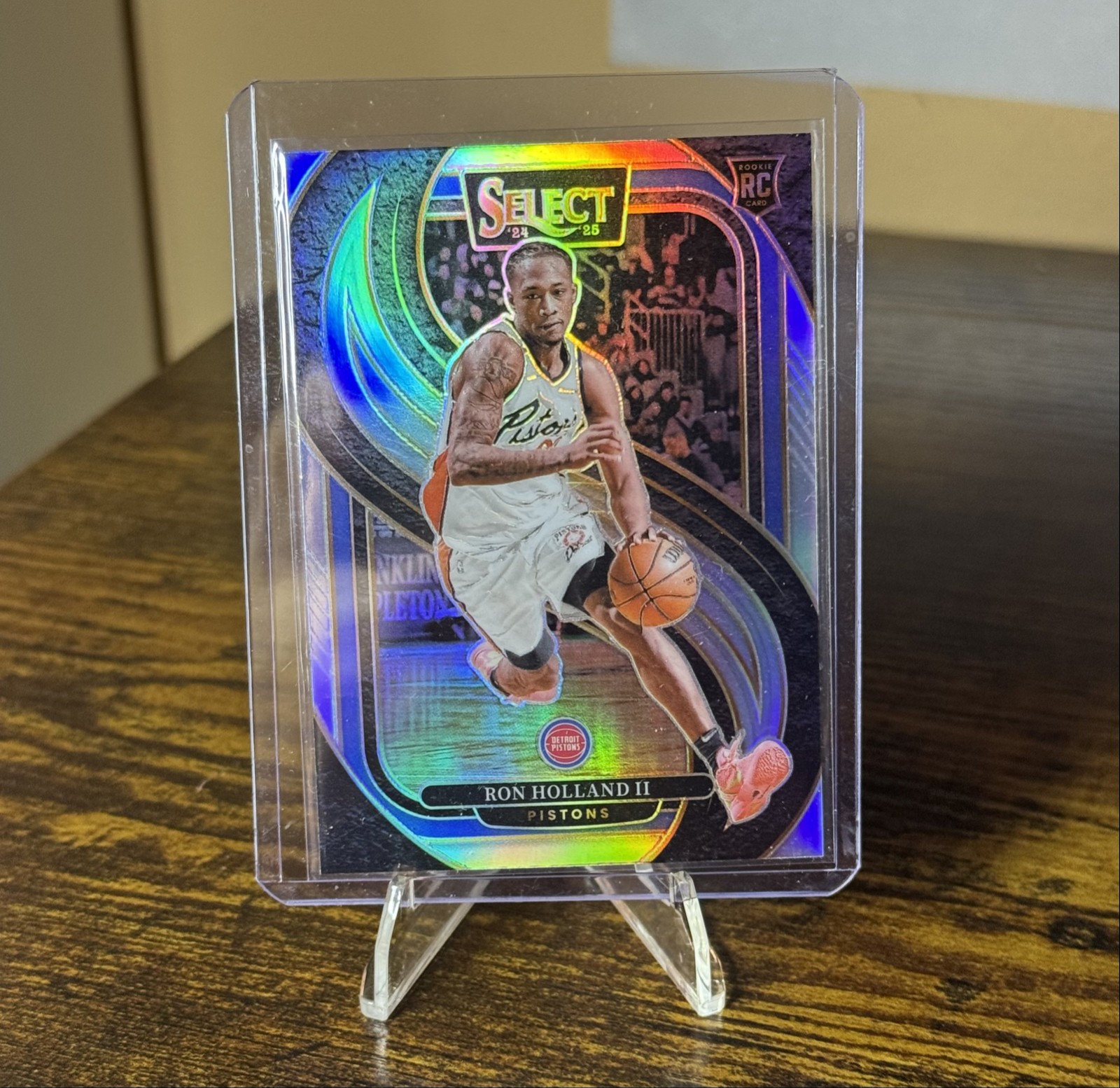 2024-25 Select Ron Holland II RC Silver Prizm Premier Level #198 Pistons Rookie