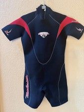 Men's Henderson 3MM Aquasilk H2 Titanium Black Shorty Spring Wet Suit Small
