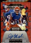 2024 Panini Prizm Draft Picks #SD-GHI George Holani Signing Day Red Ice Auto