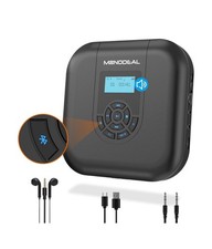 CD Player Portable, MONODEAL Bluetooth CD Player with Speakers and FM Transmitte