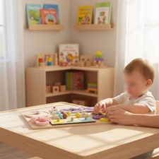 Tavola Educativo con Serrature Apprendimento Precoce per Casa, Asilo, Neonati