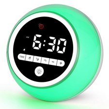 Kids Alarm Clock, Ok to Wake Clock with Night Lights, Nap Timer, Sleep Traini...