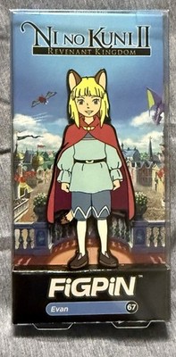 Ni No Kuni II Revenant Kingdom Figpin Evan 67 New in Package Enamel Pin