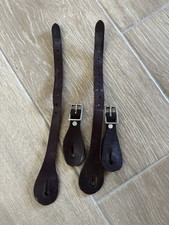 Western Spur Straps Leather Brown
