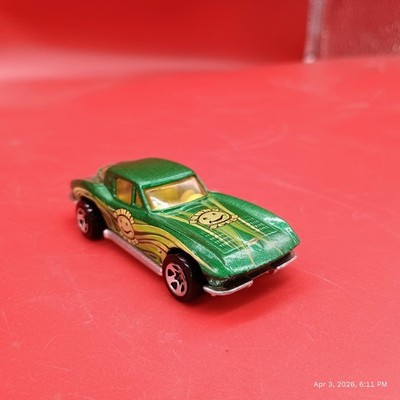 Hot Wheels 1963 Corvette Stingray Split Window Funky Speed Green Loose 1:64